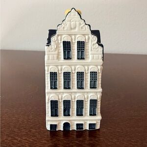 KLM Blue Delft Ceramic House